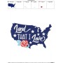 Land That I Love Machine Embroidery Design Pattern-2