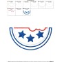 Star Watermelon Applique Design Pattern-2