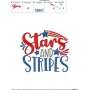 Stars And Stripes Machine Embroidery Design Pattern-2