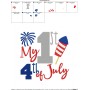 My 1st 4th of July Embroidery Design Pattern-2