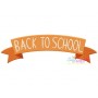 Back To School Banner Embroidery Design Pattern-1