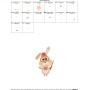 Free Animal Student Bunny Embroidery Design Pattern-2