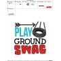 Play Ground Swag Embroidery Design Pattern-3