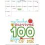 My Teacher Survived 100 Days of Me Applique Design Pattern-2