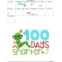 100 Days Smarter Embroidery Design Pattern-2