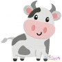Cute Cow Embroidery Design Pattern-1