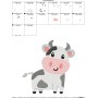 Cute Cow Embroidery Design Pattern-2