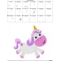 Pink Unicorn Embroidery Design Pattern-2