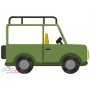 Safari Truck Embroidery Design Pattern-1