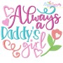 Daddy's Girl Embroidery Design Pattern-1