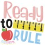 Ready To Rule Embroidery Design Pattern-1
