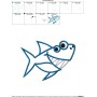 Smiling Shark Applique Design Pattern-2