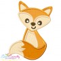 Fall Fox-2 Applique Design Pattern-2