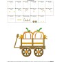 Pumpkin Wagon Applique Design Pattern-4