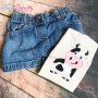 Cute Cow Applique Design Pattern-2
