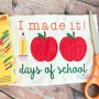 I Made It 100 Days of School Applique Design Pattern-1