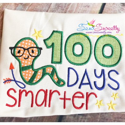 100 Days Smarter Applique Design Pattern-1
