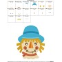 Scarecrow Head Embroidery Design Pattern-2