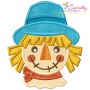 Scarecrow Head Applique Design Pattern-3