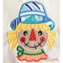 Scarecrow Head Applique Design Pattern-1