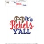 It's Rebels Y'all Football Embroidery Design Pattern-2