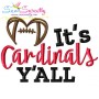 It's Cardinals Y'all Football Embroidery Design Pattern-1