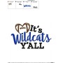It's Wildcats Y'all Football Embroidery Design Pattern-2