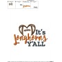It's Longhorns Y'all Football Embroidery Design Pattern-2