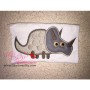 Cute Dino-1 Applique Design Pattern-2