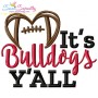 It's Football Y'all Embroidery Design Bundle-2