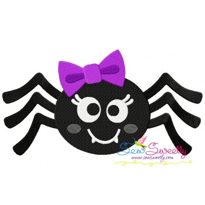 Girl Spider Embroidery Design Pattern-1