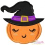 Witch Pumpkin Applique Design Pattern-2