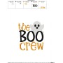 The Boo Crew-2 Lettering Embroidery Design Pattern-2