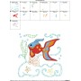 Sea Life Block- Goldfish Embroidery Design Pattern-2