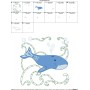 Sea Life Block- Whale Embroidery Design Pattern-2
