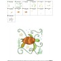 Sea Life Block- Sea Turtle Embroidery Design Pattern-2