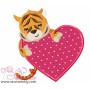 Safari Valentine-8 Applique Design Pattern-2