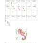 Sea Life Block- Seahorse Embroidery Design Pattern-2