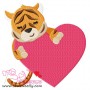 Safari Valentine-8 Embroidery Design Pattern-1