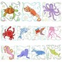 Sea Life Blocks Embroidery Design Bundle-1