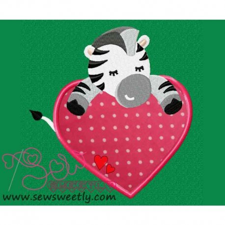 Safari Valentine-9 Applique Design- 1