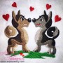 Valentine Love Embroidery Design Pattern-1
