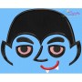 Halloween Face- Vampire- Applique Design Pattern-1