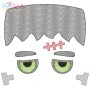 Halloween Faces Sketch Embroidery Design Bundle-4