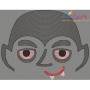 Halloween Faces Sketch Embroidery Design Bundle-6