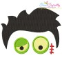 Halloween Faces Filled Embroidery Design Bundle-5