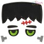 Halloween Faces Applique Design Bundle-4