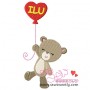 Valentine Bear-1 Embroidery Design Pattern-1
