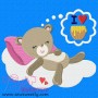 Valentine Bear-2 Embroidery Design Pattern-1