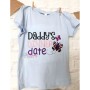 Daddy's Dinner Date Embroidery Design Pattern-2